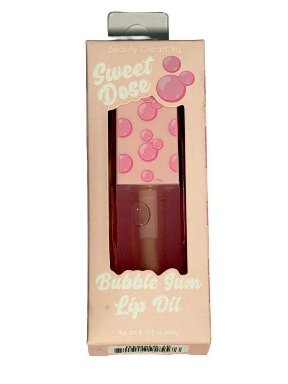 Beauty Creations Sweet Dose Bubble Gum Lip Oil Pink Gloss